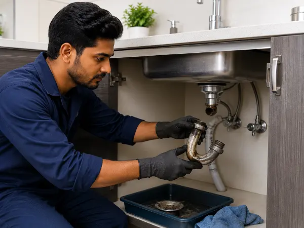 Blocked drain clearing in Aligarh