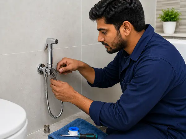 Bathroom fitting installation in Aligarh
